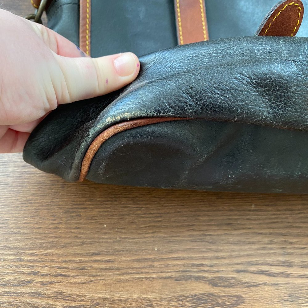 Vintage Eddie Bauer Leather Briefcase - Picture 4 of 7